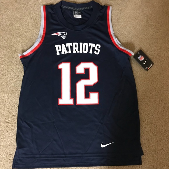 patriots basketball jersey